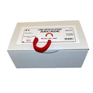 Red Horseshoe Wax – 100 Pieces – JCOM Dental