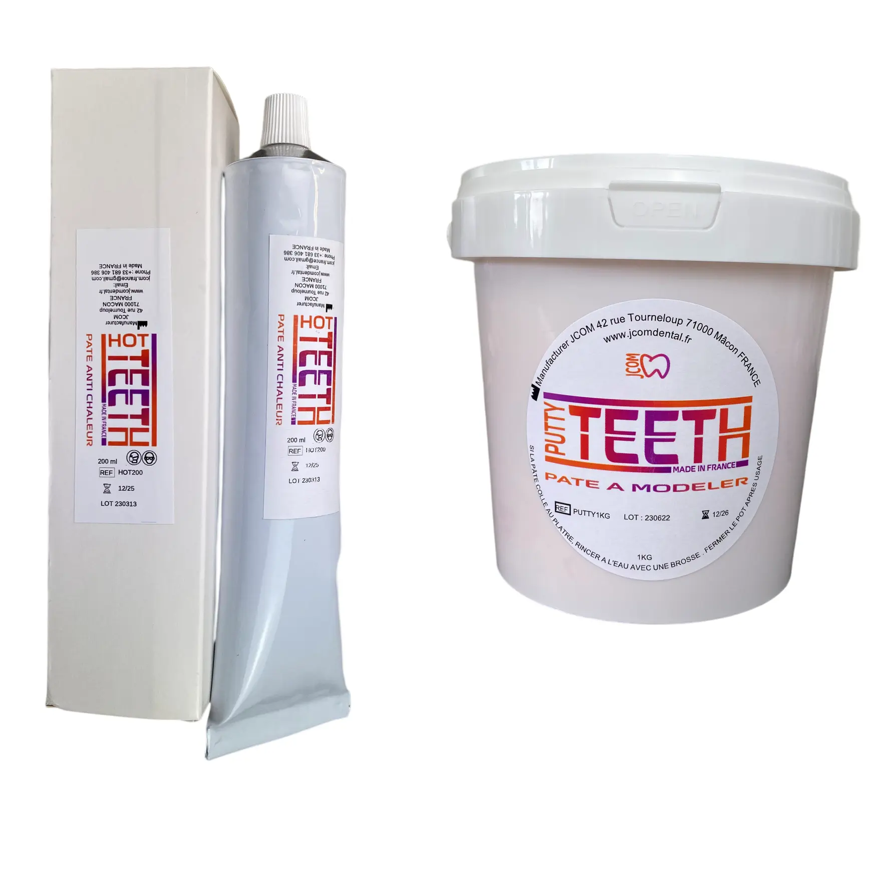 JCOM Dental specialist paste materials for dental laboratory procedures