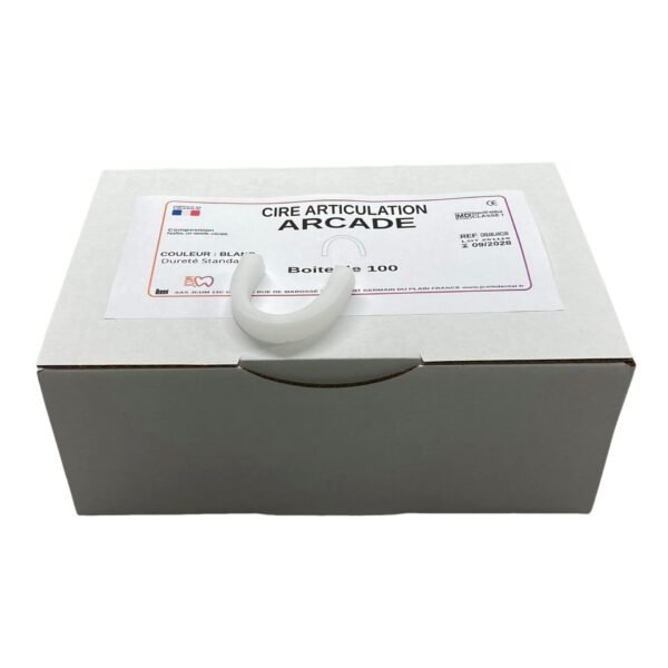 White Horseshoe Wax – 100 Pieces by JCOM Dental